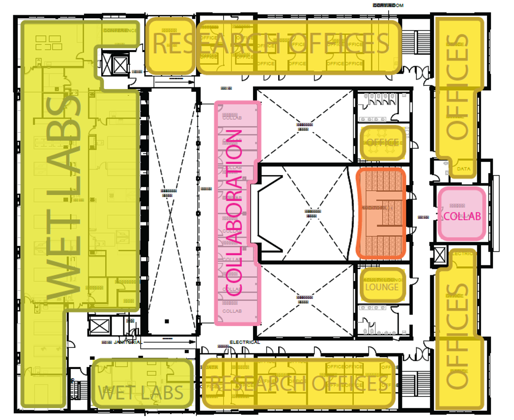 Ohio State Campbell Hall third floor blueprint